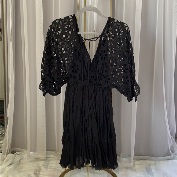 Free People Eyelet Lace Sundress - Picture 1 of 7